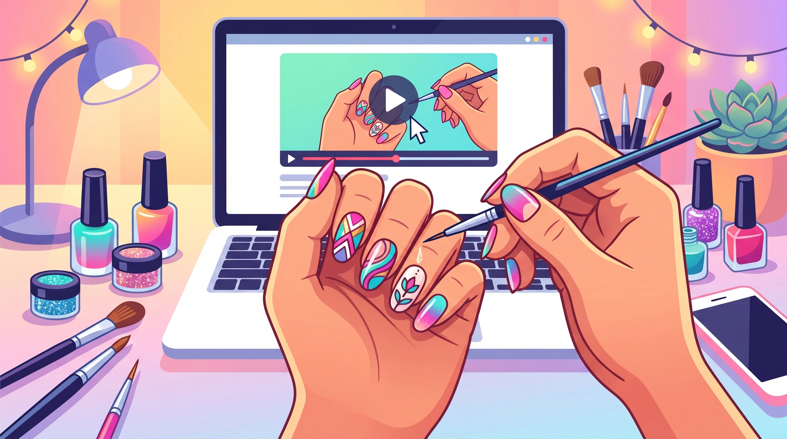 cours nail art gratuit